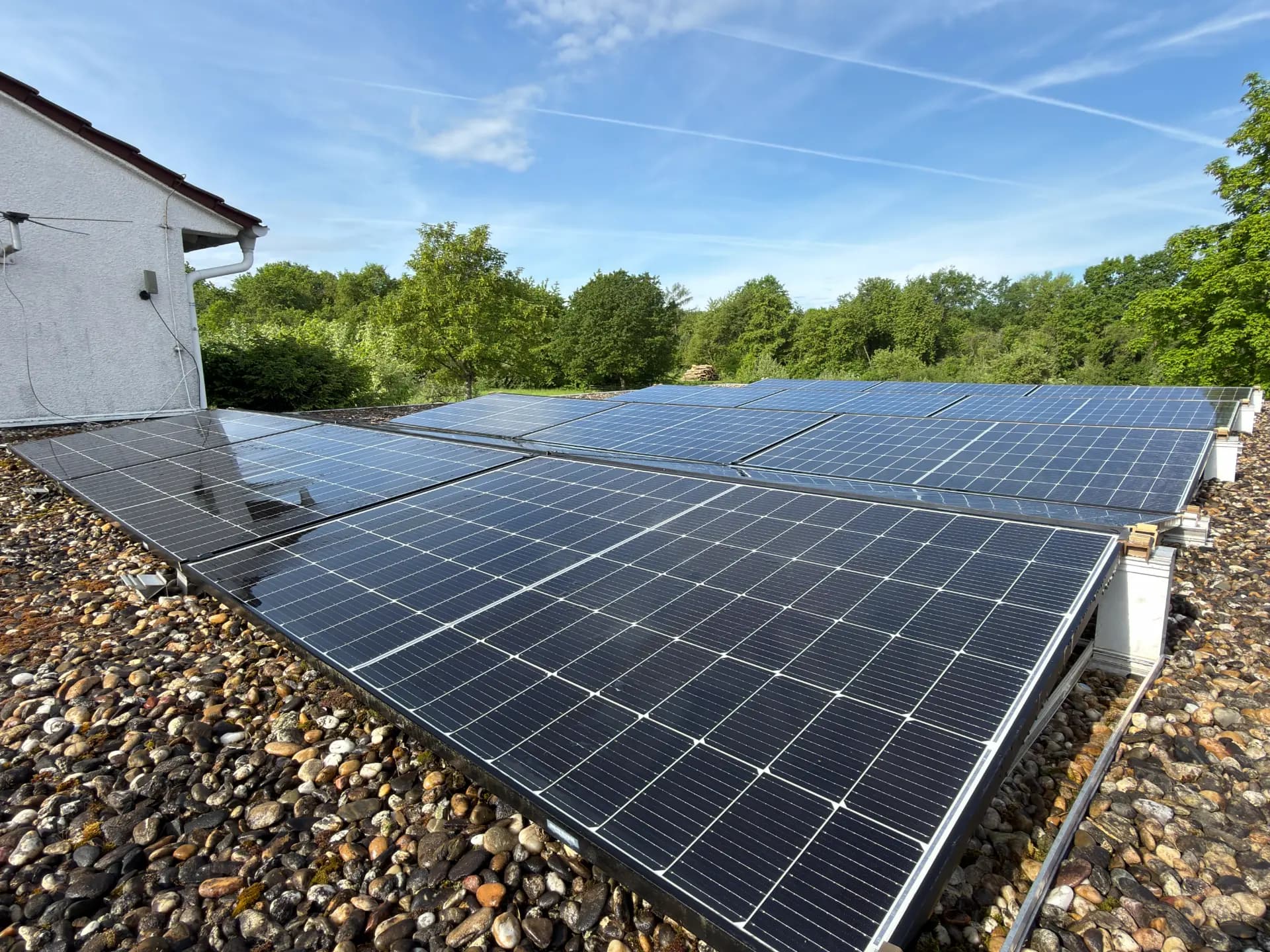 Solaranlage Reinigung Nahaufnahme RELTRO